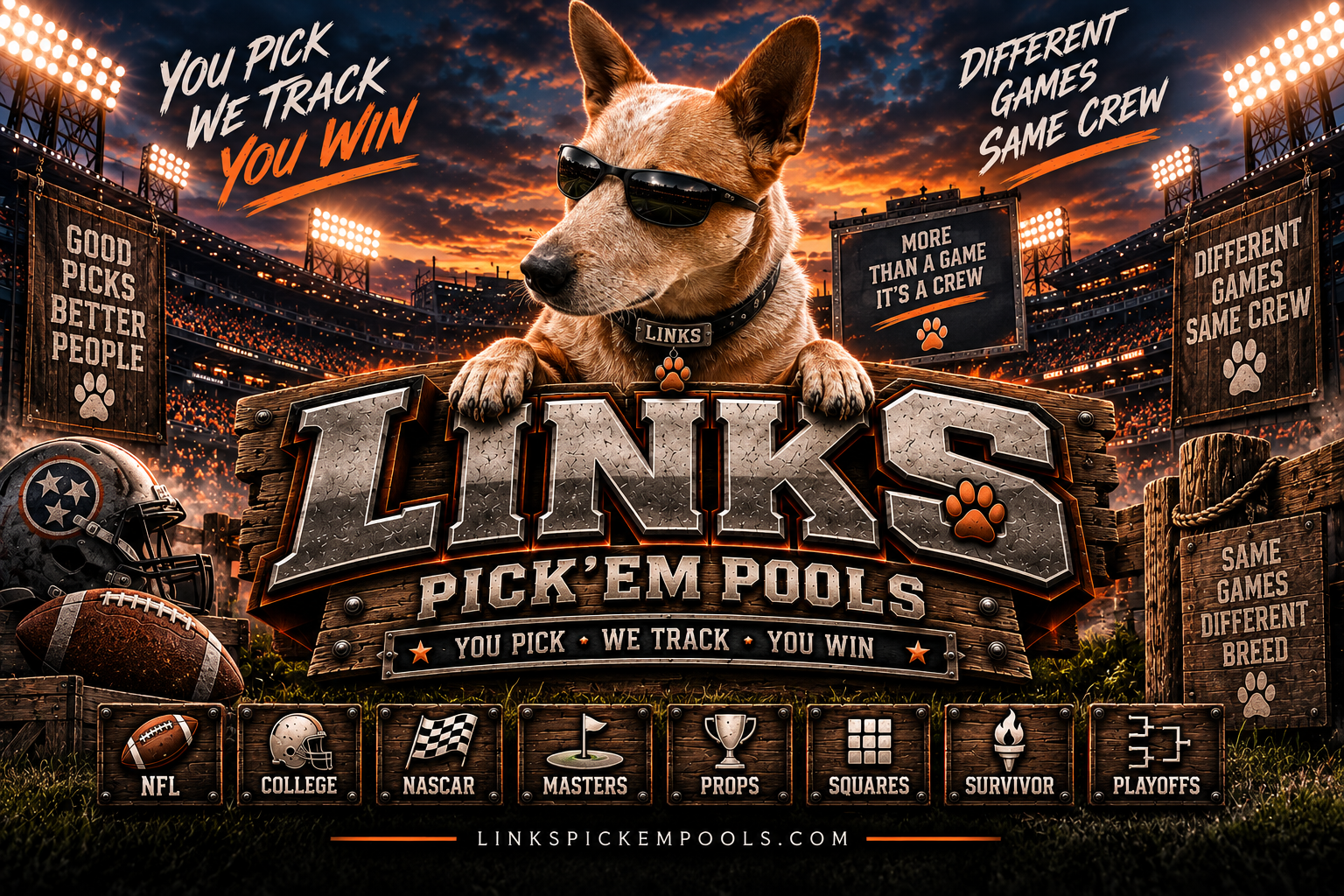 Links Pickem Pools — You Pick, We Track, You Win